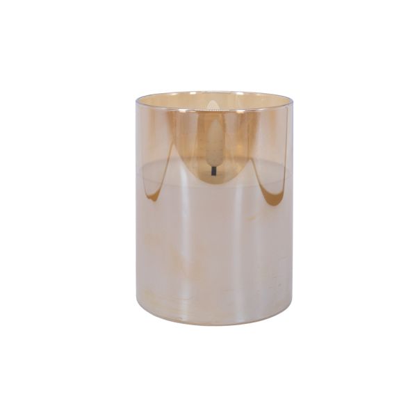 LED-candle WINGS GOLDIE H10cm with taimer