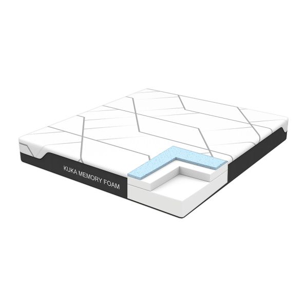 Poroloonmadrats KUKA MEMORY FOAM 160x200xH20cm