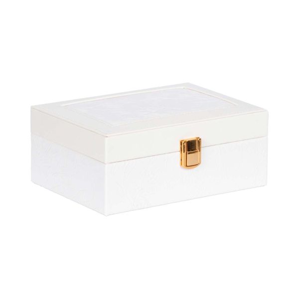 Шкатулка для украшений SEZANE 20x14x8,5см, белая