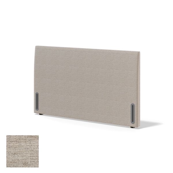 Headboard RED/BLACK DIONE VERANO 160cm, light beige