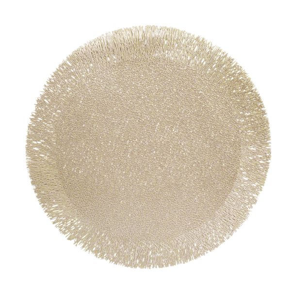 Lauamatt GLAM D38cm, kuldne