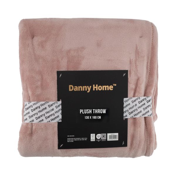 Blanket PLUSH 130x160cm, pink