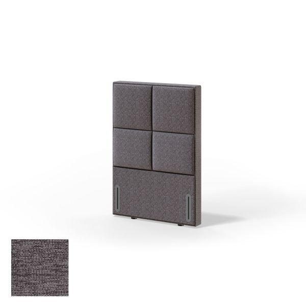 Headboard RED/BLACK KRONANG VERANO 80cm, grey