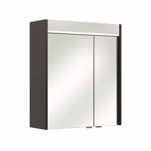 Peegelkapp LED-valgustusega 23-I, 60x20xH70cm, antratsiit