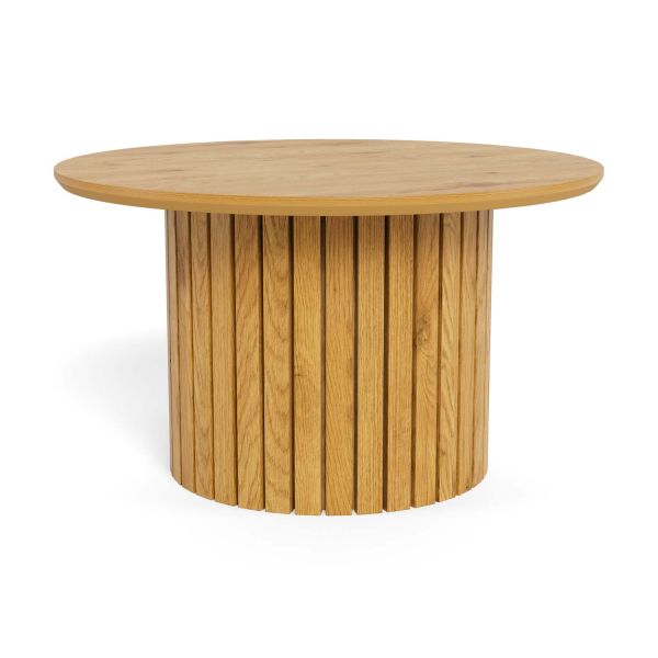 Журнальный столик YALE D80xH42см, натуральный