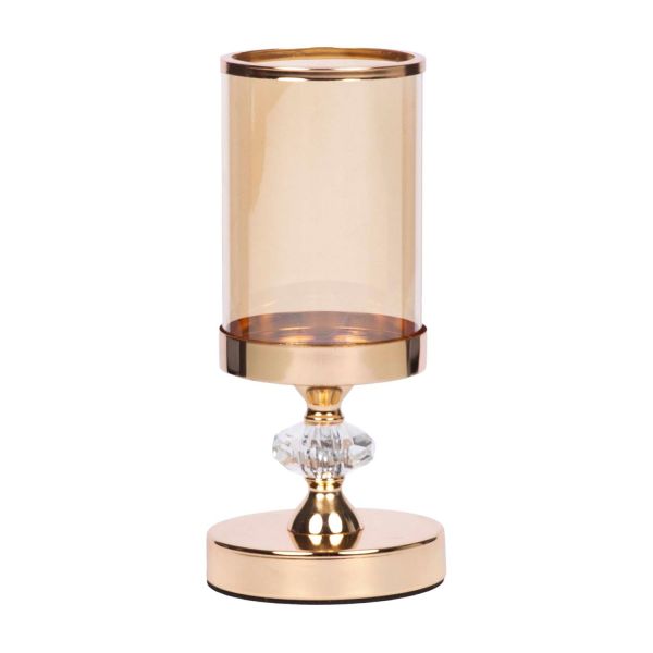 Candlestick CHANLE H26cm with magnet, gold