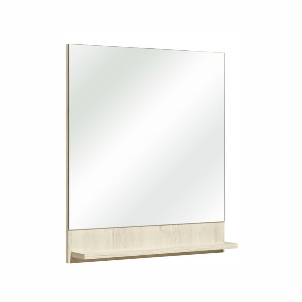 Vannitoapeegel riiuliga 09, 60x10xH68cm, helepruun