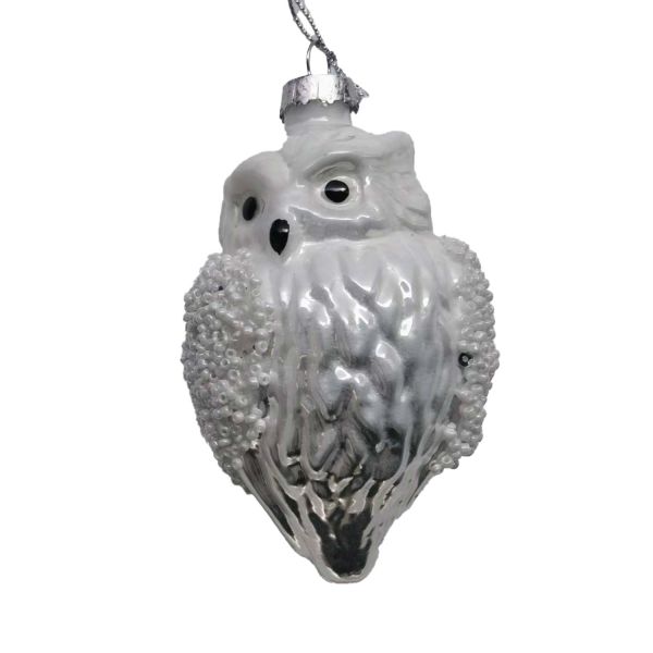 Рождественское украшение JOY OWLY 10,5 см, стекло