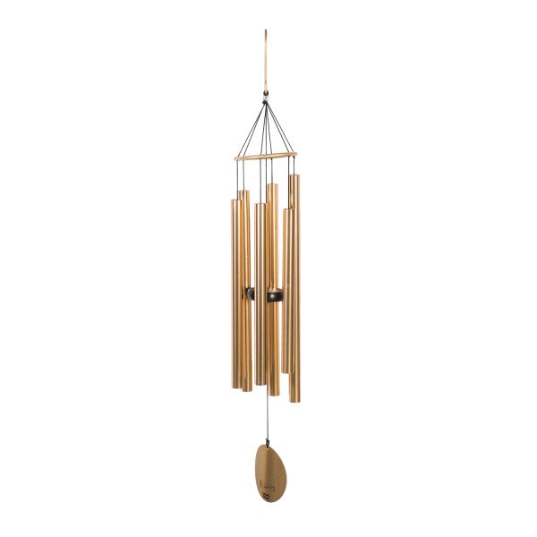 Wind bell NATURE'S MELODY H99cm, gold