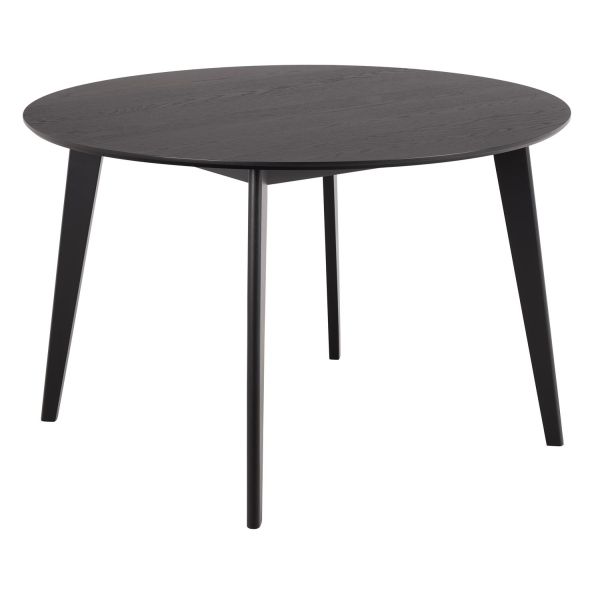 Dining table ROXBY D120xH76cm, black