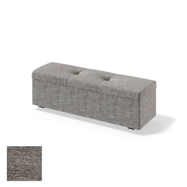 Storage box for continental bed RED/BLACK ULVASEN AVOLA 150cm, grey