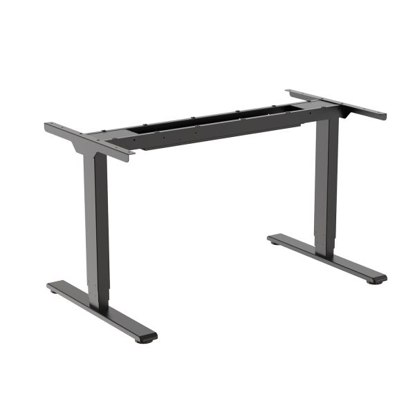 Table leg ERGO PRO with 2-motor, black