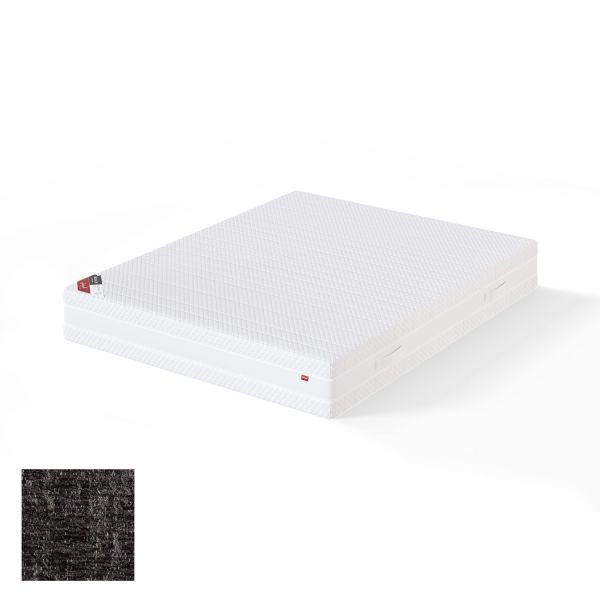 Vedrumadrats BLACK MULTIPOCKET AVOLA 140x200cm, pehme, tumehall