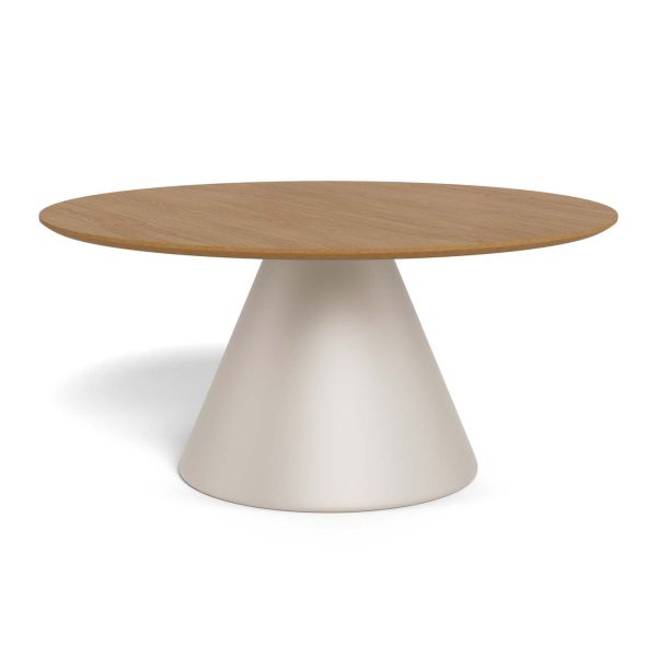 Журнальный столик SOLI D85xH40см, натуральный