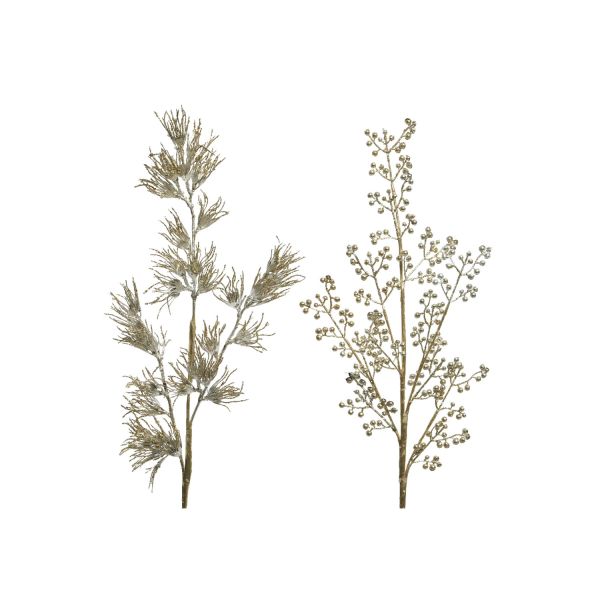 Kunstlille oks XMAS 70cm kuldne, mix