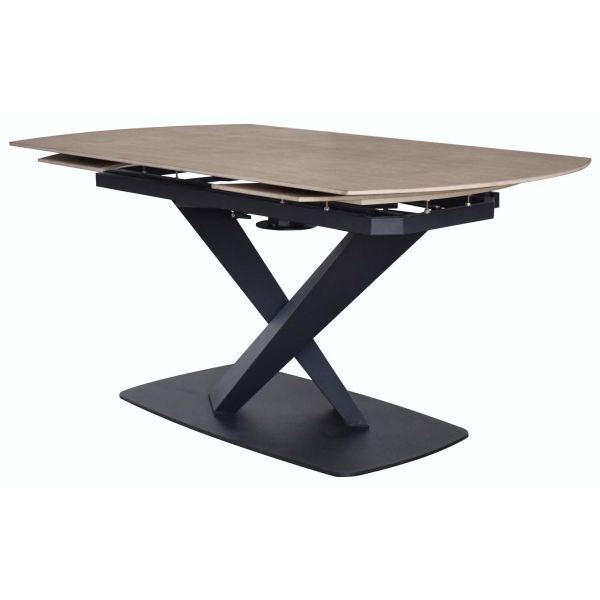 Dining table MORELLA 160/240x90xH77cm, beige