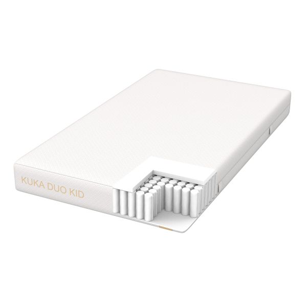 Vedrumadrats KUKA DUO KID 90x200xH15cm, kahepoolne