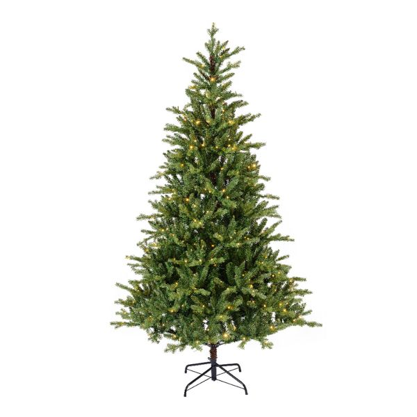 Kunstkuusk SHINE GREEN LED H270cm, jalaga