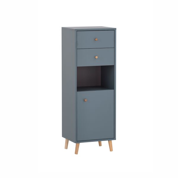 Vannitoakapp BJARNE 40x33,5xH114cm, sinine