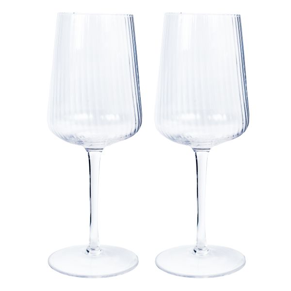 Veinipokaalid 2tk STRIPE POLAR H23,7cm 550ml, läbipaistev