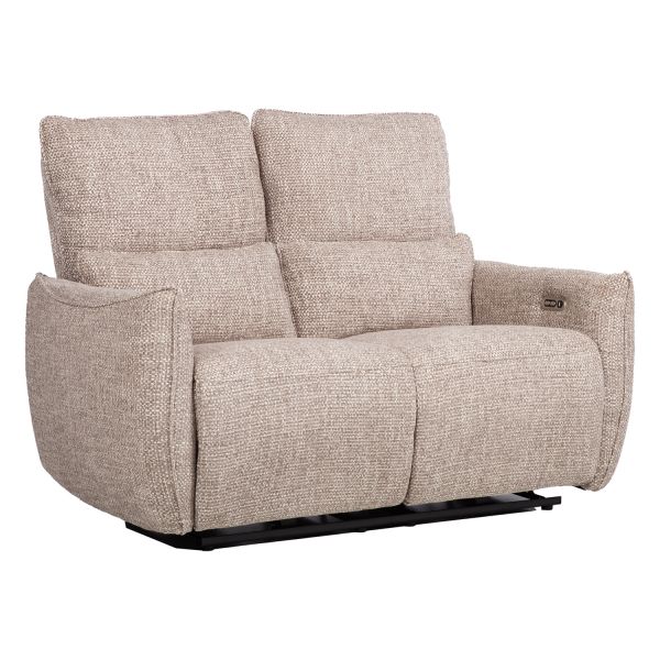 Diivan BASTIAN 2-kohaline, elektriline recliner, beež