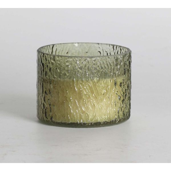Свеча в стеклянном стакане NATURE GREEN H7,5см, Tranquil Summer