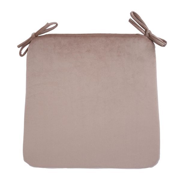 Cushion VELVET 2, for chair 39x39cm, beige