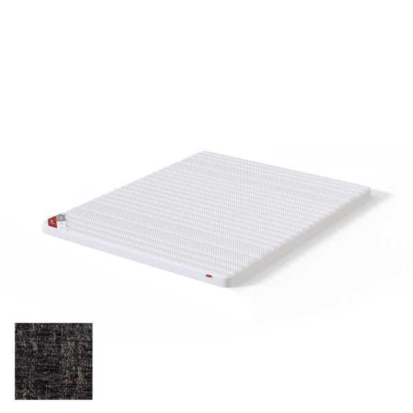 Top mattress TOP LATEX LUX AVOLA 160x200cm, dark grey