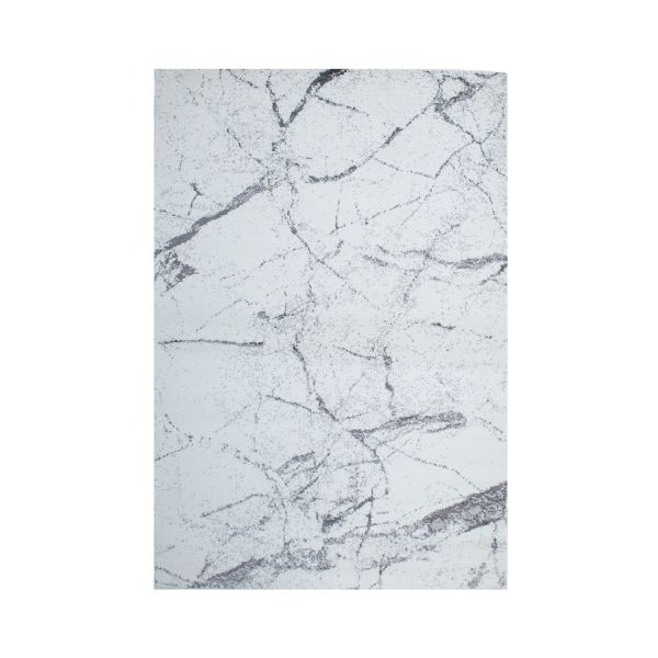 Carpet SANFORD-5, 100x150cm, white/grey