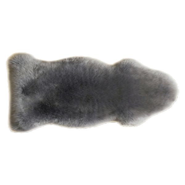 Ковёр из шкуры овцы MERINO 50x135см, серый