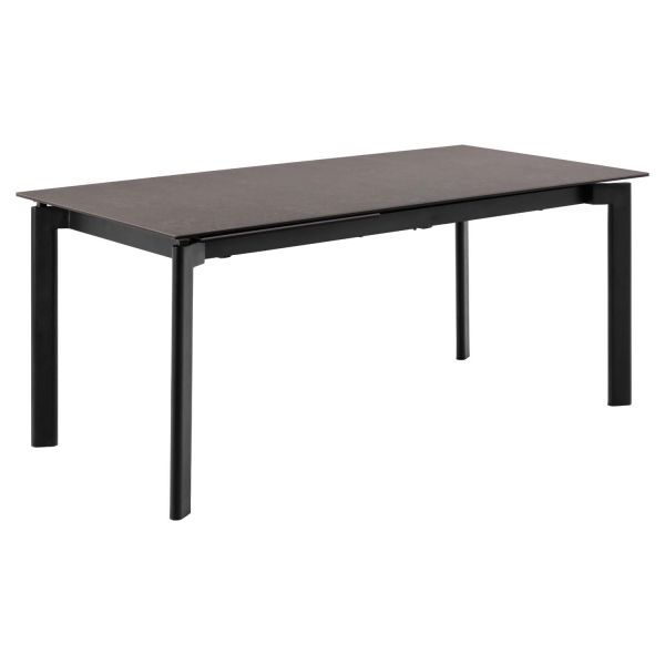 Söögilaud PALERMO 180/240x90xH76cm, must