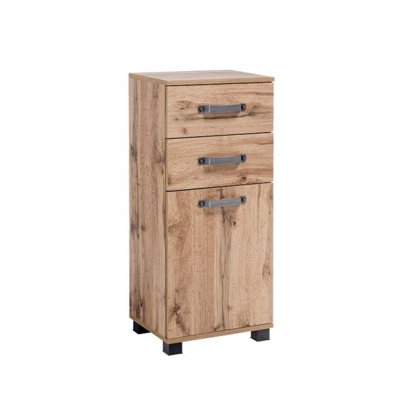 Нижний шкаф в ванную MILAN 40x32xH95см, дуб