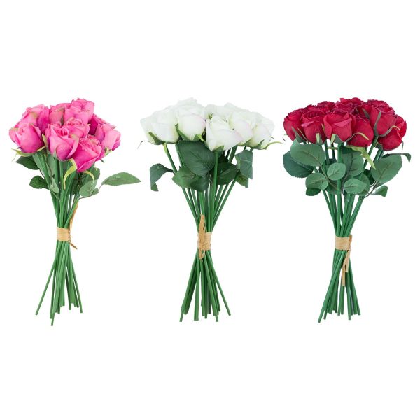 Kunstlill FLOWERLY 18tk roosid kimbus, mix