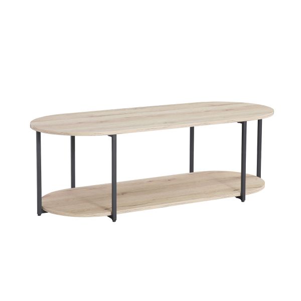 Coffee table HANNES 120x52xH40cm, rustic melamine