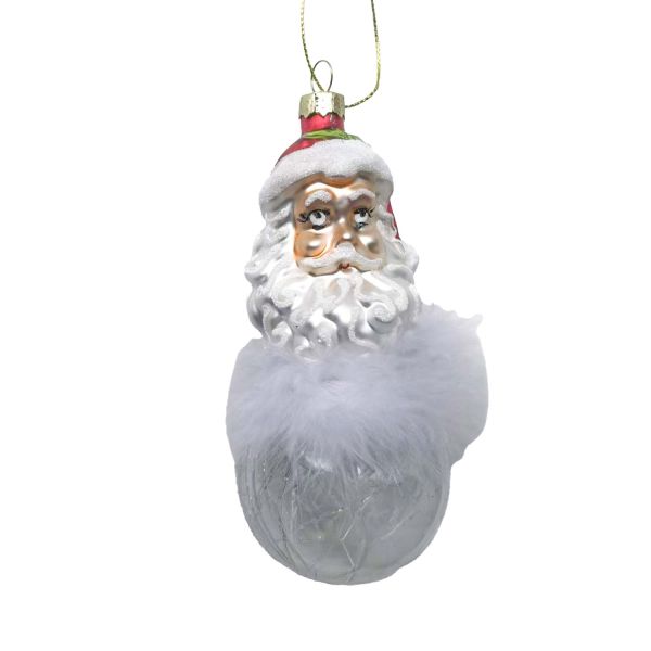 Рождественское украшение JOY SANTA BALL 14 см, стекло