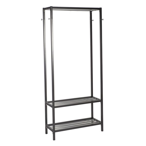 Esikuriiul STRAIGHT 85x32xH180cm, must