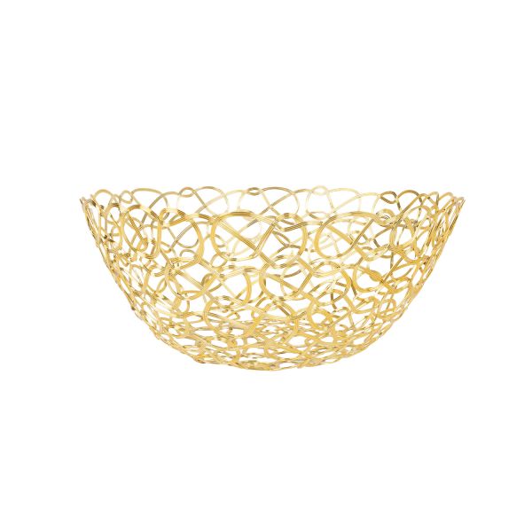 Candleholder NISSA D27xH13cm, golden