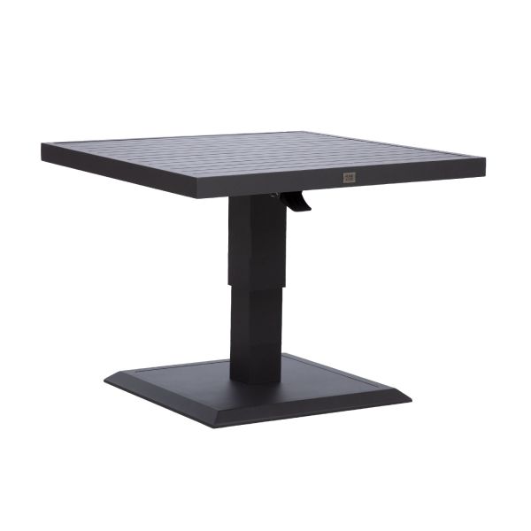 Laud TOMSON 85x85xH52-75cm, tumehall