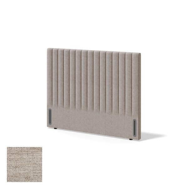 Headboard RED/BLACK NEW YORK VERANO 180cm, light beige