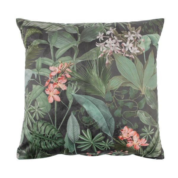 Подушка HOLLY 45x45см, тропические растения