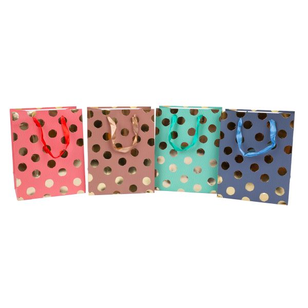 Gift bag LOLA S, 18x23x10cm, mix