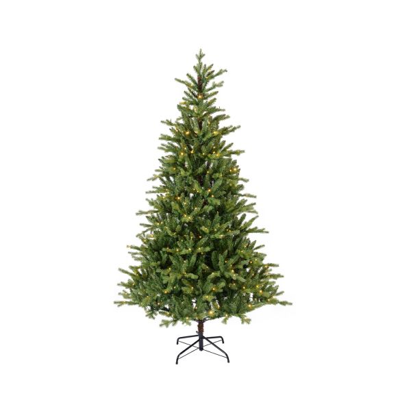 Artificial fir SHINE GREEN LED H210cm, with leg