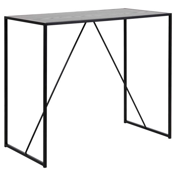 Baarilaud SEAFORD 120x60xH105cm, must