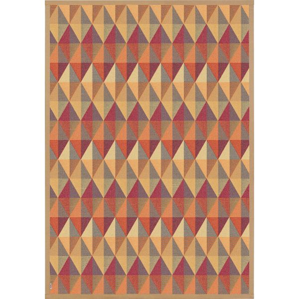 Vaip NORRA 160x230cm, kuldne/punane