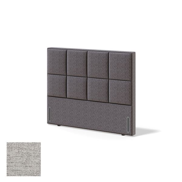 Headboard RED/BLACK KRONANG VERANO 140cm, light grey