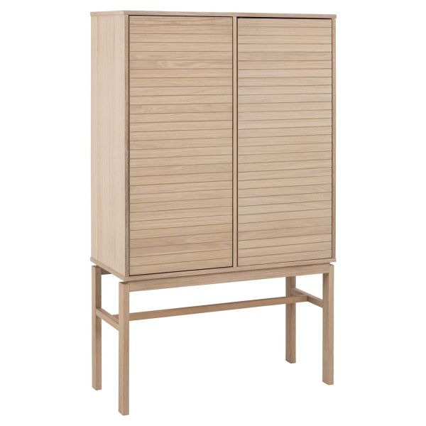 Шкаф-витрина LINLEY 90,8x40xH150см, бежевый