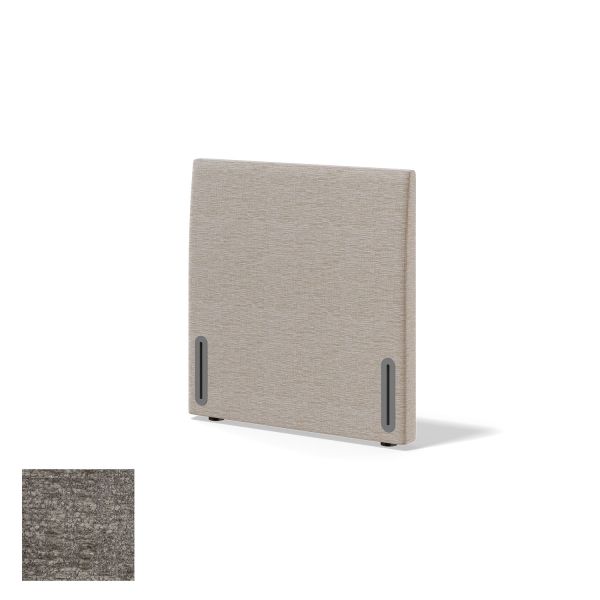 Headboard RED/BLACK DIONE AVOLA 90cm, grey