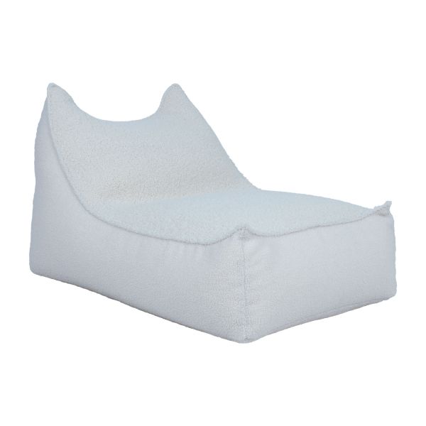 Kott-tool LARRY CAT 100x70x30/56cm, naturaalvalge
