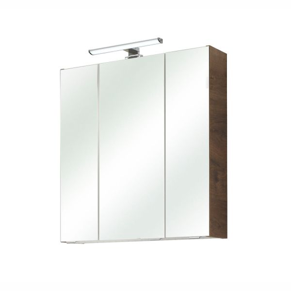 Peegelkapp LED-valgustusega 66-I, 65x16xH70cm, tamm