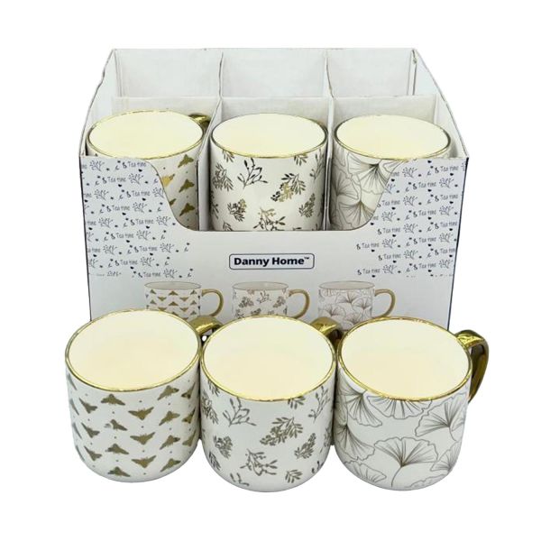 Mug GOLDY H9,5cm 450ml, mix